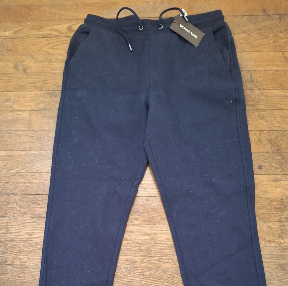 NWT Michael Kors Navy Jogger Pants. Size S